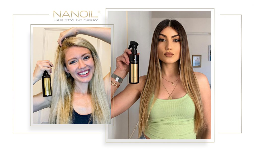 Nanoil ulubiony spray do układania włosów